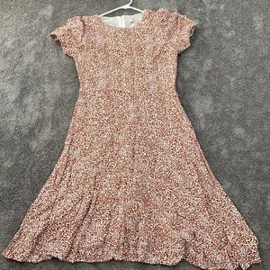 Loft a-line midi dress.